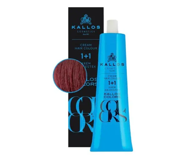 Vopsea Permanenta - Kallos Colors Cream Hair Colour nuanta 6V Rosu Pruna
