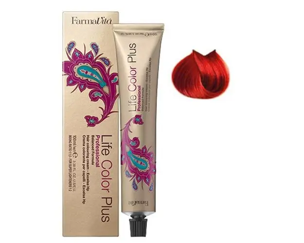 Vopsea Permanenta Booster - FarmaVita Life Color Plus Professional Booster, nuanta 0.66 Red, 100 ml