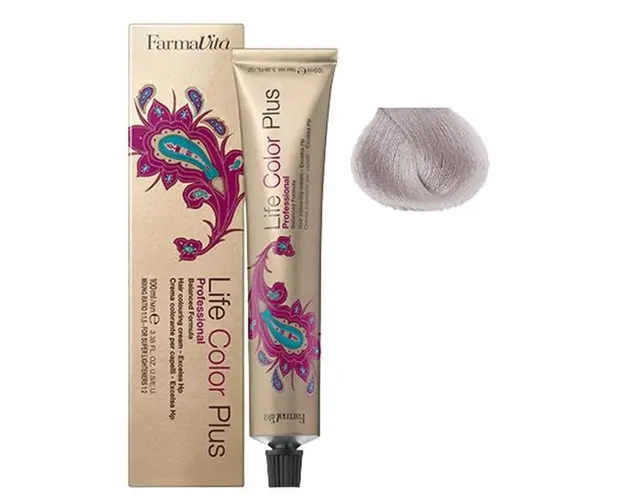 Vopsea Permanenta - FarmaVita Life Color Plus Professional, nuanta 10.12 Platinum Ash Iridescent Blonde, 100 ml