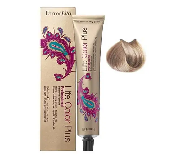 Vopsea Permanenta - FarmaVita Life Color Plus Professional, nuanta 12.16 (12.12) Special Blonde Ash Violete, 100 ml