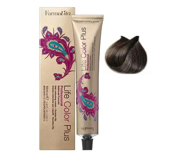 Vopsea Permanenta - FarmaVita Life Color Plus Professional, nuanta 6.00 Dark Intense Blonde, 100 ml