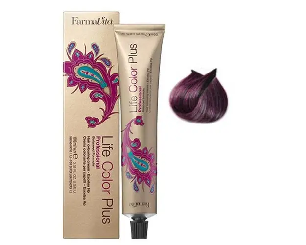 Vopsea Permanenta - FarmaVita Life Color Plus Professional, nuanta 6.26 Dark Irisee Red Blonde, 100 ml