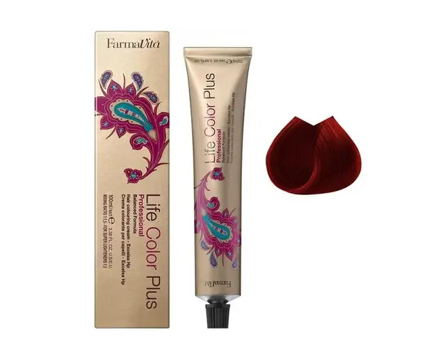 Vopsea Permanenta - FarmaVita Life Color Plus Professional, nuanta 6.666, 100 ml