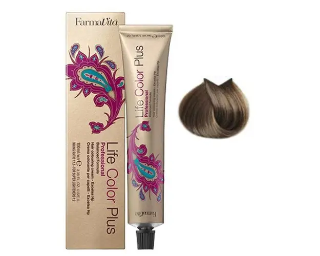 Vopsea Permanenta - FarmaVita Life Color Plus Professional, nuanta 7.13 Beige Blonde, 100 ml