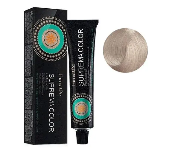 Vopsea Permanenta - FarmaVita Suprema Color Professional, nuanta 10.12 Platinum Blonde Iridescent Ash, 60 m