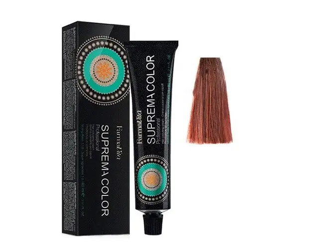 Vopsea Permanenta - FarmaVita Suprema Color Professional, nuanta 7.45 Copper Mahogany Blonde, 60 ml
