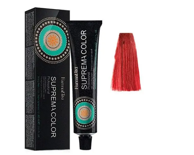 Vopsea Permanenta - FarmaVita Suprema Color Professional, nuanta 8.66 Light Intense Red Blonde, 60 ml
