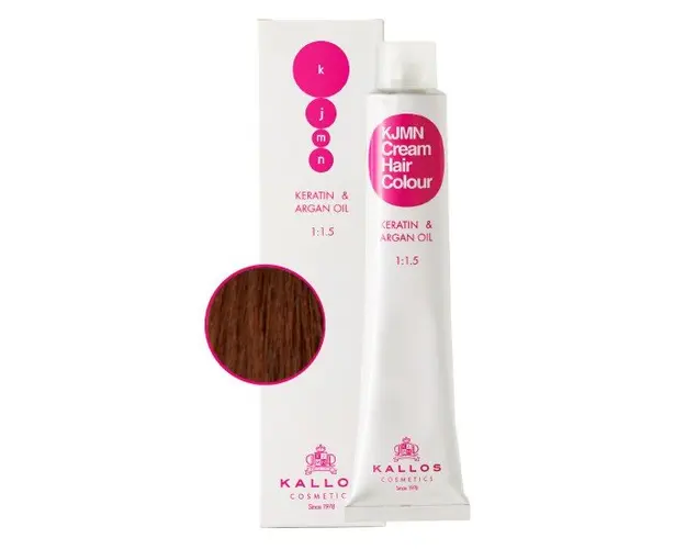 Vopsea Permanenta - Cacao - Kallos KJMN Cream Hair Colour nuanta 5.53 Cacao 100ml