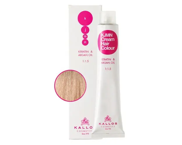 Vopsea Permanenta - Blond Violet - Kallos KJMN Cream Hair Colour nuanta 90.02 Violet Blond 100ml