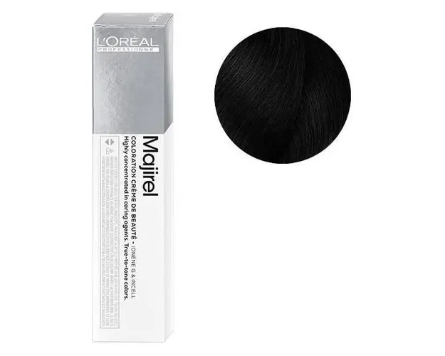 Vopsea permanenta L'Oreal Professionnel Majirel Ionene G incell nr. 1 negru intens