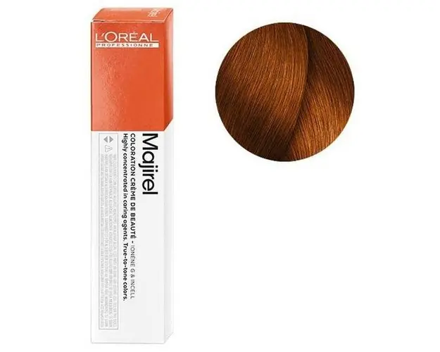 Vopsea Permanenta - L'Oreal Professionnel Majirel Ionene G Incell, nuanta 6.45 Dark Blonde Coppered Mahogany