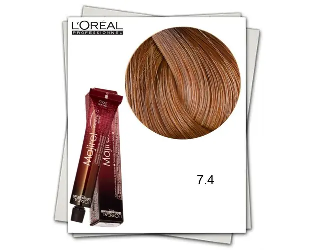 Vopsea Permanenta - L'Oreal Professionnel Majirel Ionene G Incell 7.4 blond aramiu