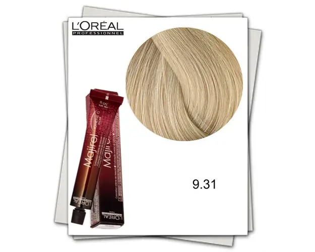 Vopsea Permanenta - L'Oreal Professionnel Majirel Ionene G Incell 9.31 blond foarte deschis auriu cenusiu