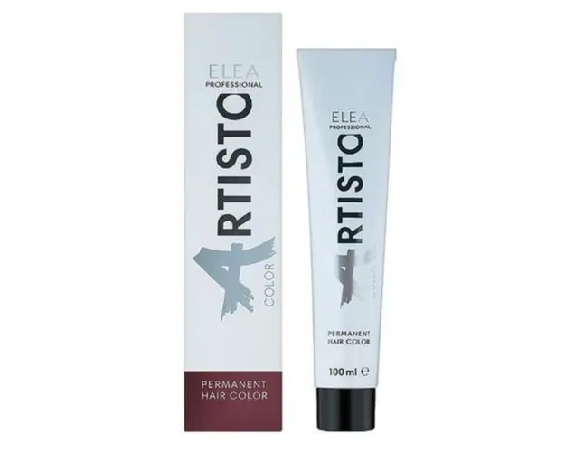 Vopsea permanenta pentru par Elea Professional Artisto Color, 4/72 Saten maro violet, 100 ml