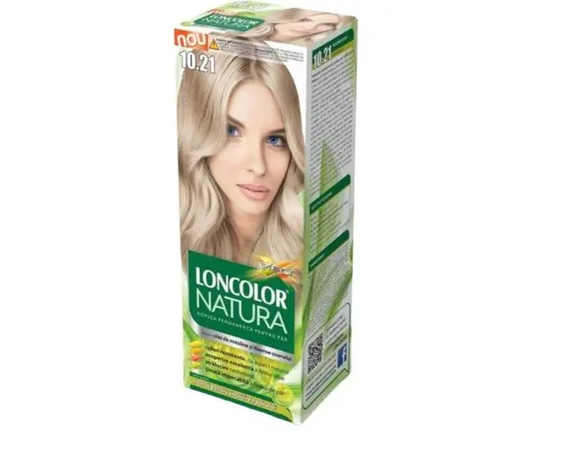 Vopsea Permanenta pentru Par Loncolor Natura, nuanta 10.21 blond nordic