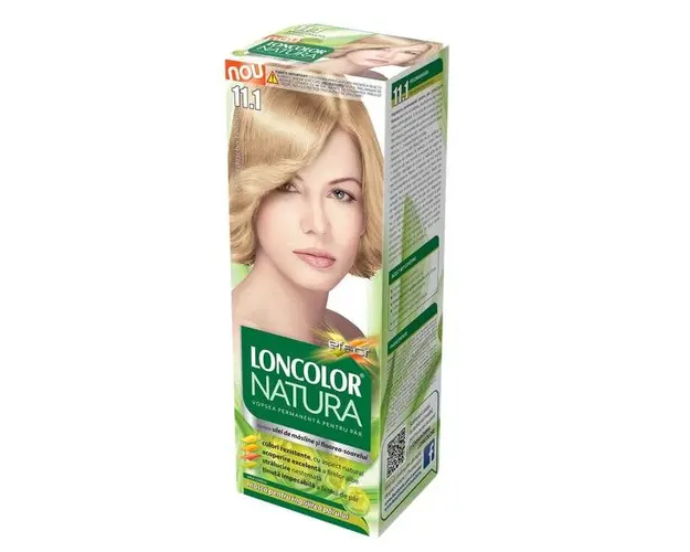 Vopsea Permanenta pentru Par Loncolor Natura, nuanta 11.1 blond deschis cenusiu