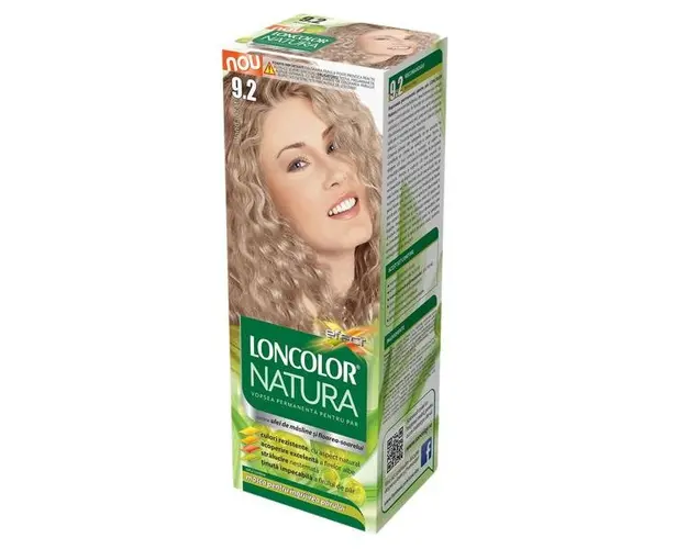 Vopsea Permanenta pentru Par Loncolor Natura, nuanta 9.2 blond irizat