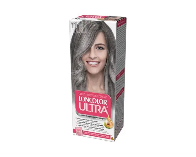 Vopsea Permanenta pentru Par Loncolor Ultra, nuanta 11 gri reflex