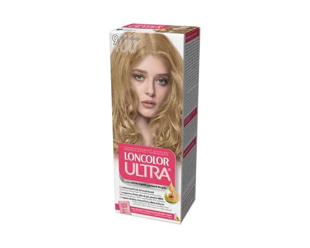 Vopsea Permanenta pentru Par Loncolor Ultra, nuanta 9 blond deschis