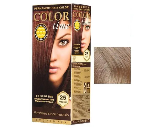 Vopsea Permanenta pentru Par Rosa Impex Color Time, nuanta 92 Pearl Blonde