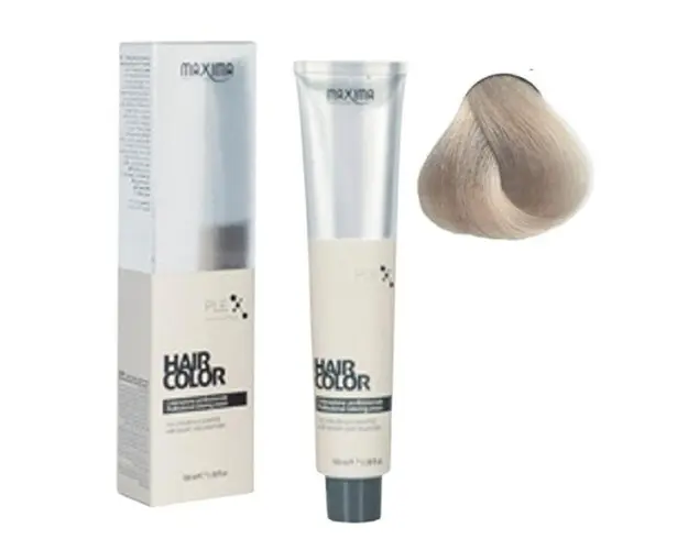 Vopsea Permanenta Profesionala Maxima, nuanta 10.1 blond cenusiu iluminant, 100 ml