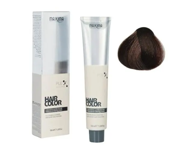 Vopsea Permanenta Profesionala Maxima, nuanta 4.4 cupru castaniu, 100 ml