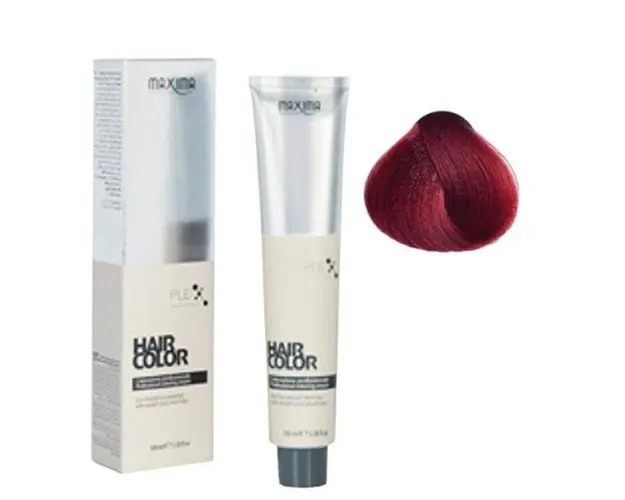 Vopsea Permanenta Profesionala Maxima, nuanta 6.66 blond rosiatic intens inchis, 100 ml