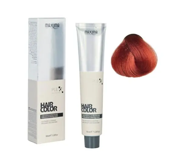 Vopsea Permanenta Profesionala Maxima, nuanta 7.46 blond rosu cupru, 100 ml