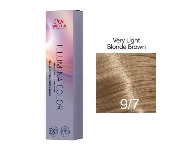 Vopsea Permanenta - Wella Professionals Illumina Color Nuanta 9/7 blond luminos maro