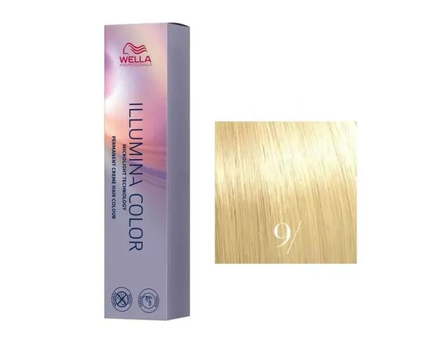 Vopsea Permanenta - Wella Professionals Illumina Color Nuanta 9/ blond luminos