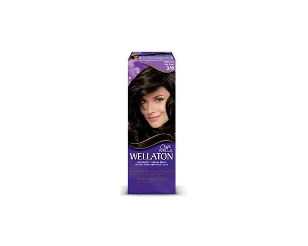 Vopsea Permanenta - Wella Wellaton Intense Color Cream, nuanta 3/0 Saten Inchis