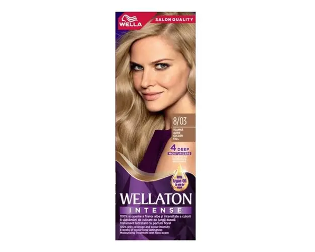 Vopsea Permanenta - Wella Wellaton Intense Color Cream, nuanta 8/03 Toamna Aurie