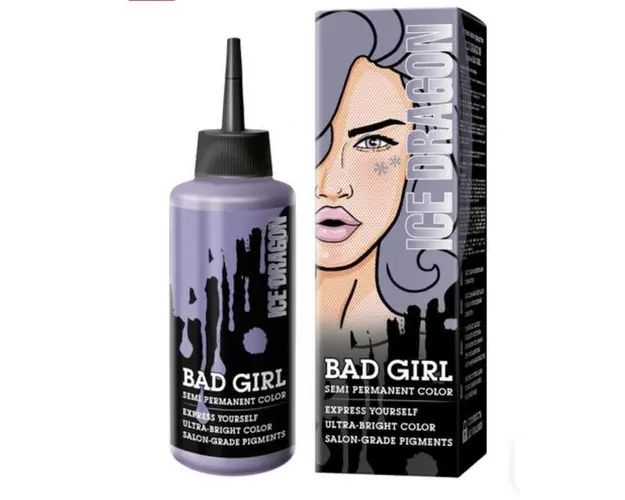 Vopsea directa semi-permanenta -Bad Girl - Ice Dragon - Gri, 150ml