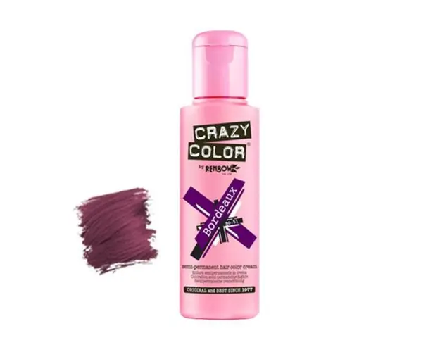 Vopsea semipermanenta Crazy Color Bordeaux no.51 100 ml