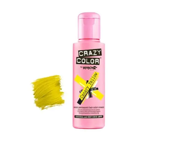 Vopsea semipermanenta Crazy Color Canary Yellow no.49 100 ml