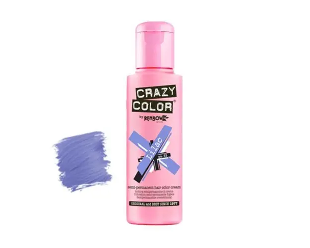 Vopsea semipermanenta Crazy Color Lilac no.55 100 ml