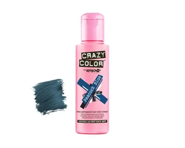 Vopsea semipermanenta Crazy Color Peacock Blue no.45 100 ml