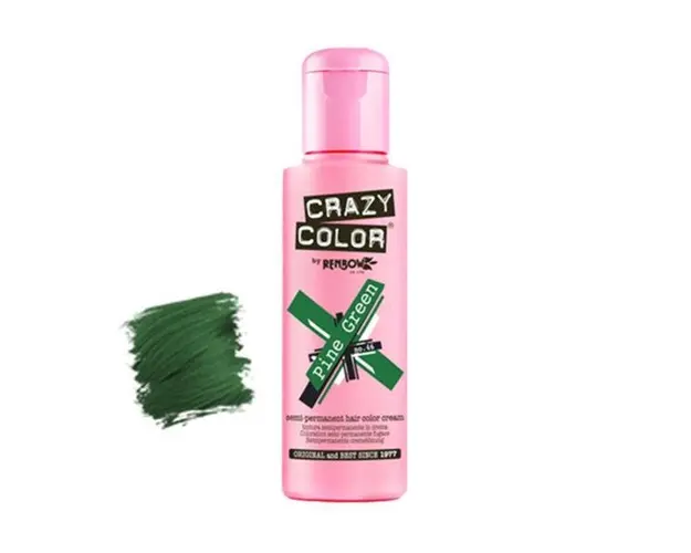 Vopsea semipermanenta Crazy Color Pine Green no.46 100 ml