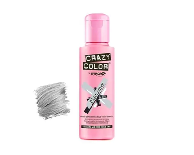 Vopsea semipermanenta Crazy Color Platinum no.28 100 ml