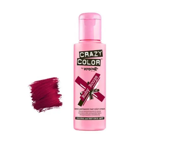 Vopsea semipermanenta Crazy Color Ruby Rouge no.66 100 ml