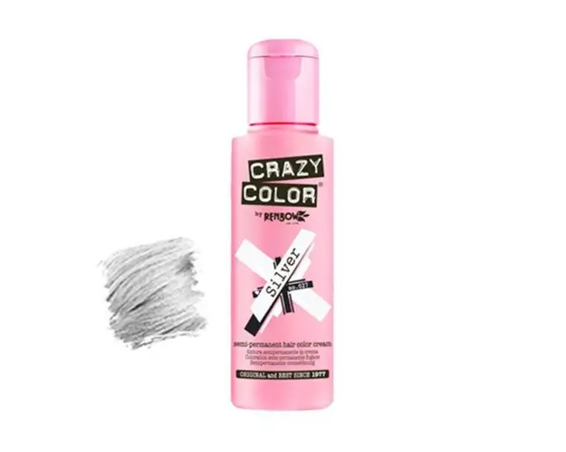 Vopsea semipermanenta Crazy Color Silver no.27 100 ml