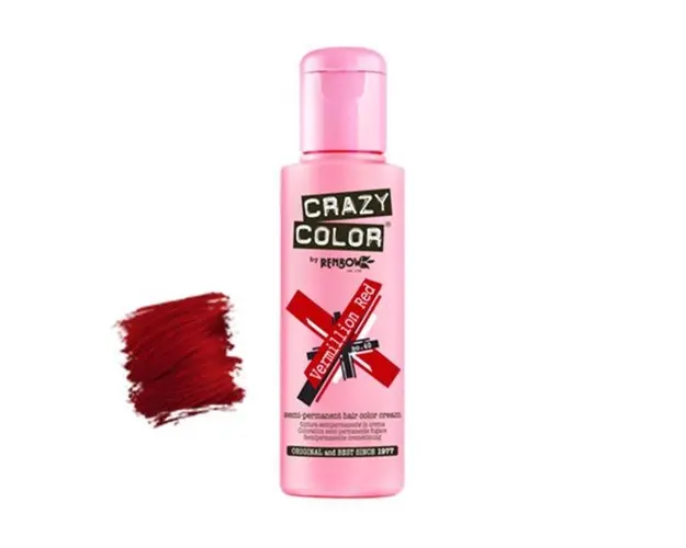 Vopsea semipermanenta Crazy Color Vermillion Red no.40 100 ml