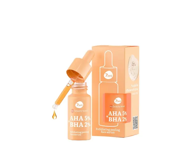 Aha 5% +bha 2% exfolianting peeling face seum 20 ml