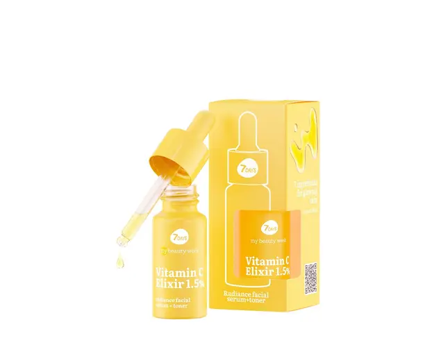 Vitamin c elixir 1.5% radiance facial serum + toner 20 ml