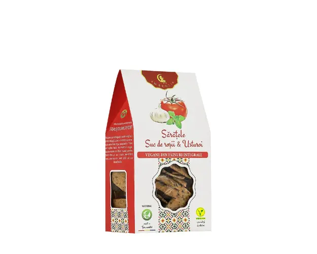 Saratele suc de rosii & usturoi 107 gr