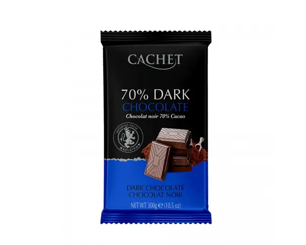Extra dark chocolate 70% 300 gr