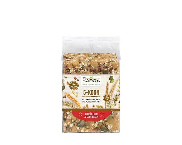 Crackers integral cu 5 cereale 200 gr