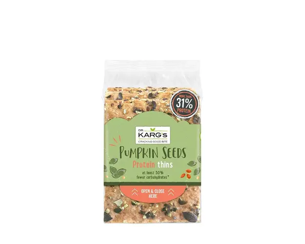 Crackers proteic cu seminte de dovleac 150 gr