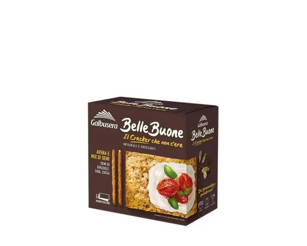 Crackers integrali din mix de seminte 200 gr