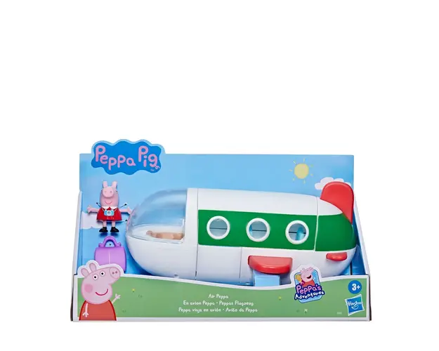 Peppa pig mergem cu avionul